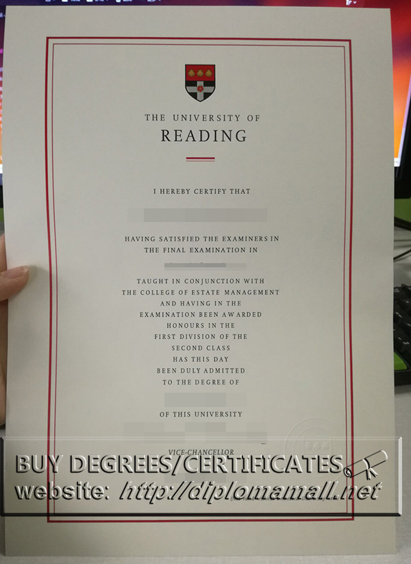 buy University of Reading diploma certificate in UK