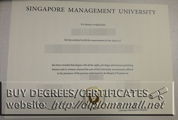 Buy Singapore Management University(SMU) degree certificate