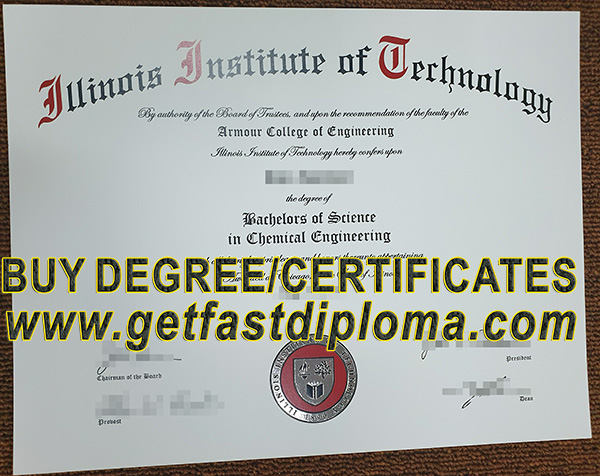 Illinois Institute of Technology degree sample