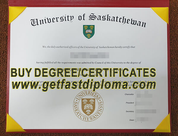  University of Saskatchewan Diploma sample