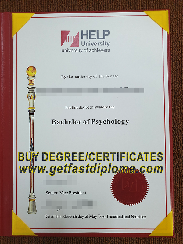  HELP University degree sample