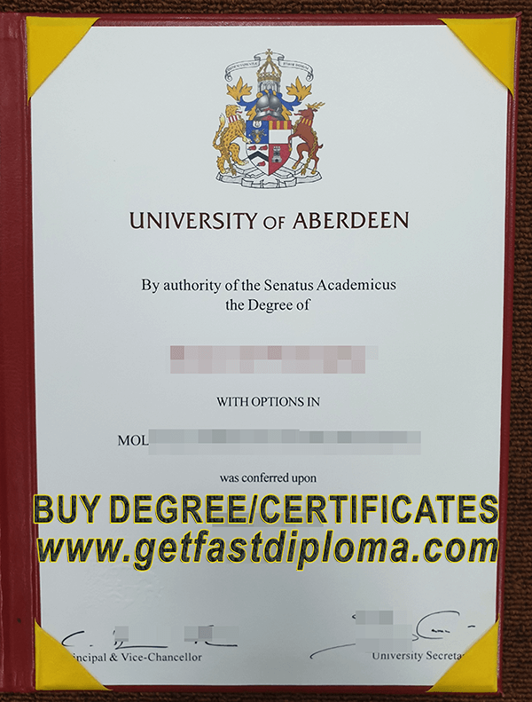 buy degree from the university of Aberdeen