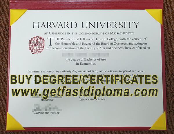  Harvard University fake diploma