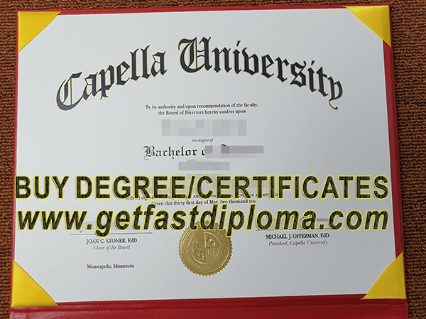 Capella University diploma 