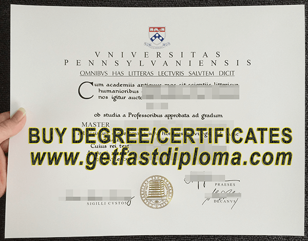 University of Pennsylvania  diploma