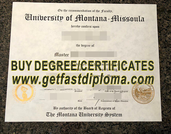 UM Missoula fake degree