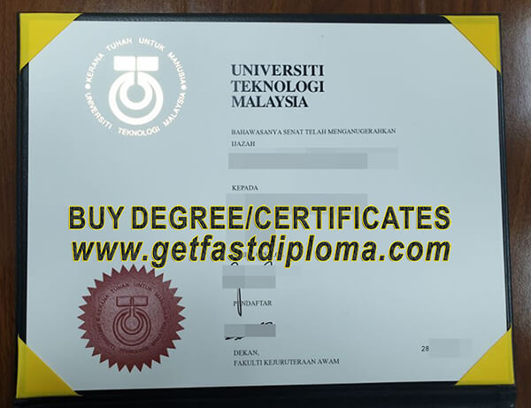  Universiti Teknologi Malaysia diploma