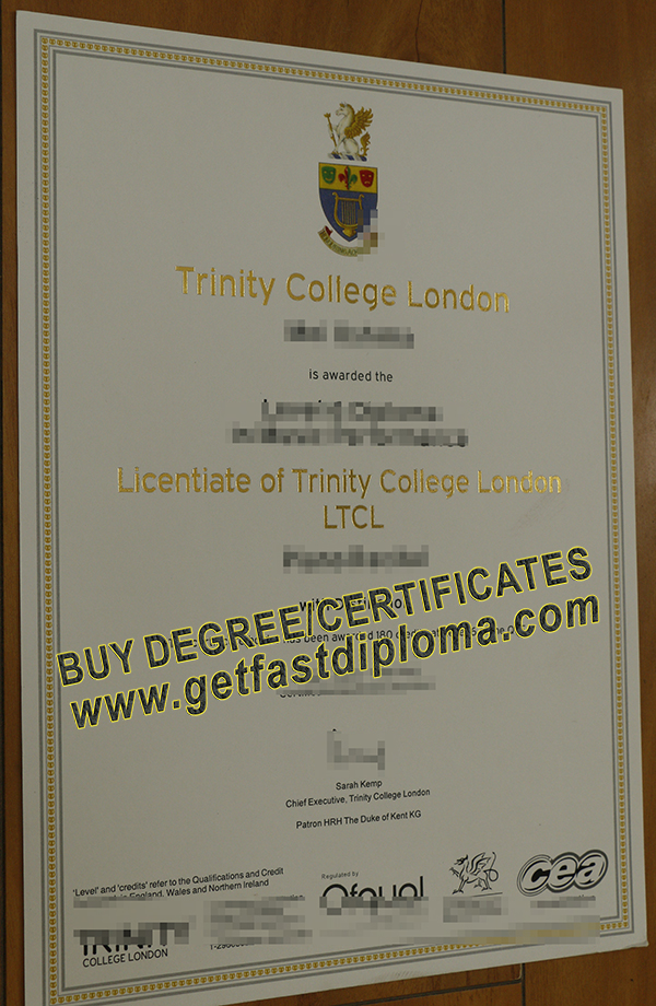 Buy Trinity college London diploma, fake degree
