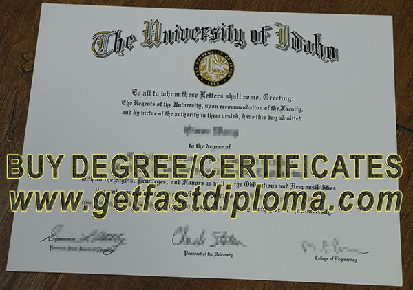 where to buy US fake diploma ,buy The University of Idaho fake degree.
