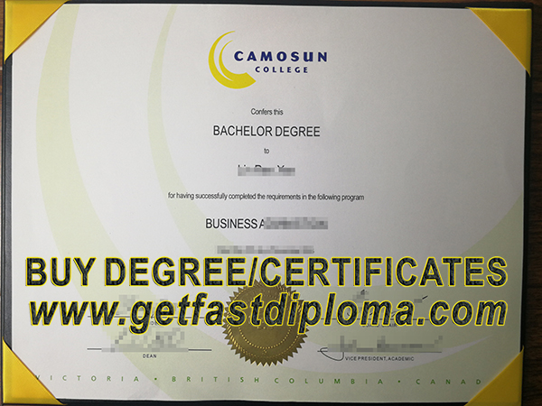 Where Can I Order A Fake Camosun College Degree Online Buy