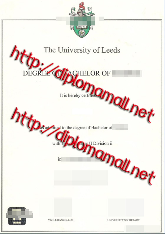 University of Leeds diploma