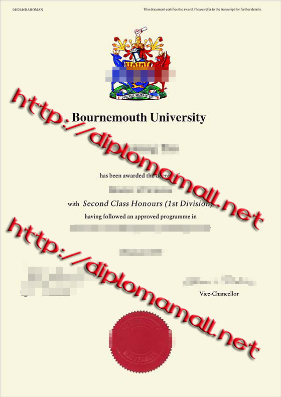 Bournemouth University diploma
