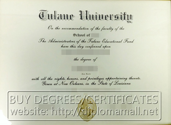 Tulane University degree