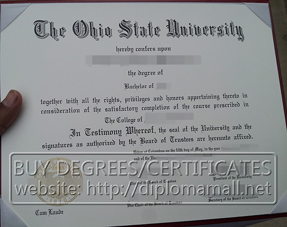 degree from the Ohio State University