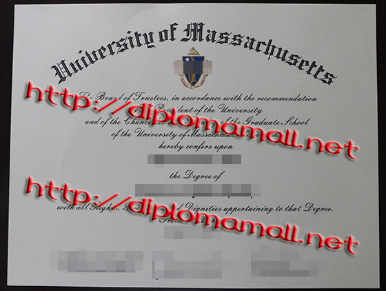 The University of Massachusetts diploma