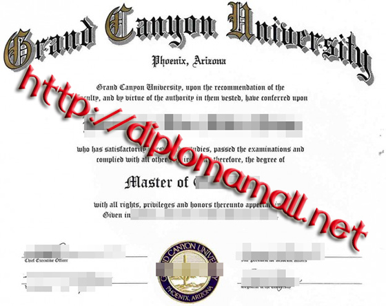 Grand canyon University degree