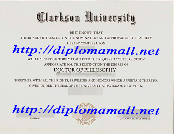 phd degrees from Clarkson University