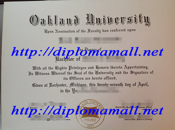 degree from Oakland University