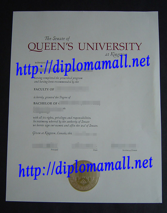  Queen's University at Kingston degree.