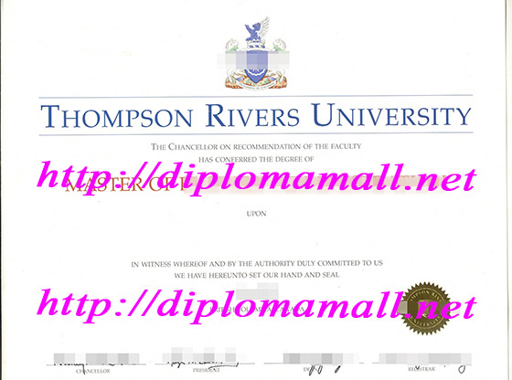 master degree from Thompson Rivers University