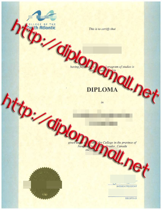 College of the North Atlantic diploma